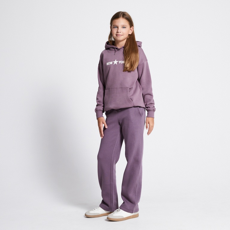 Printed hoodie "Smilla" Purple